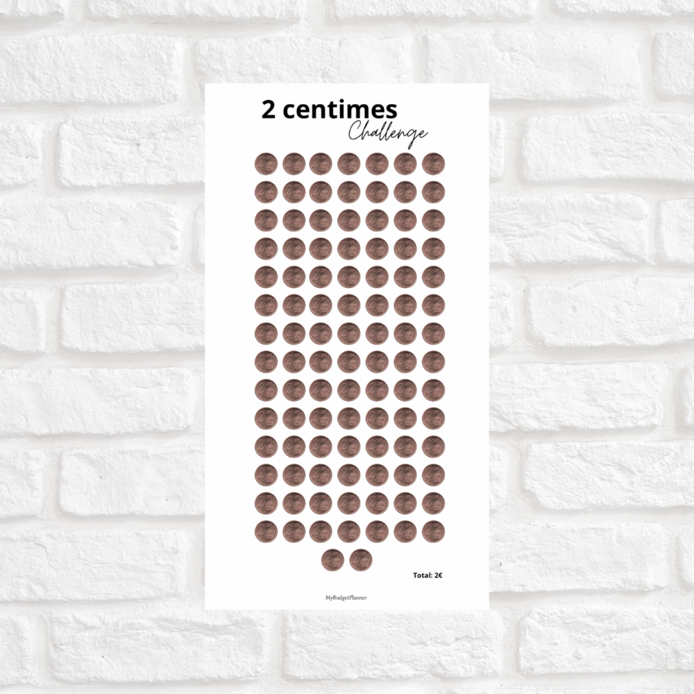 2 centimes challenge