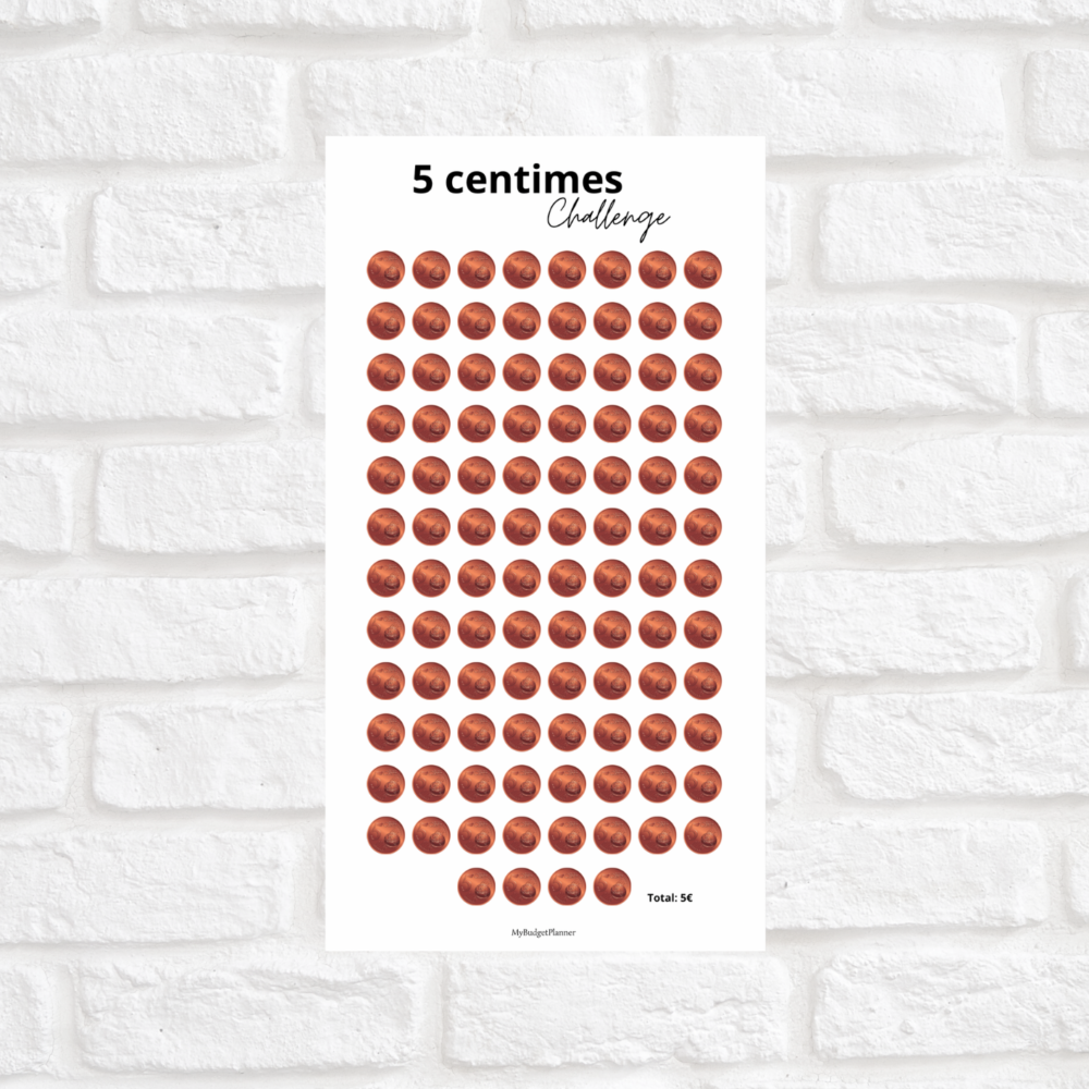 5 centimes challenge
