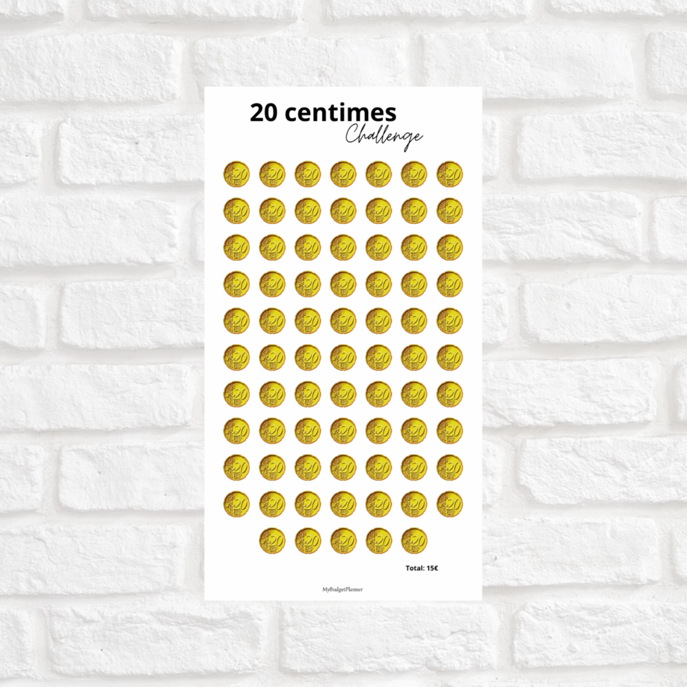 20 centimes challenge