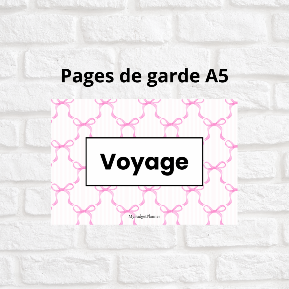 Pages de garde A5