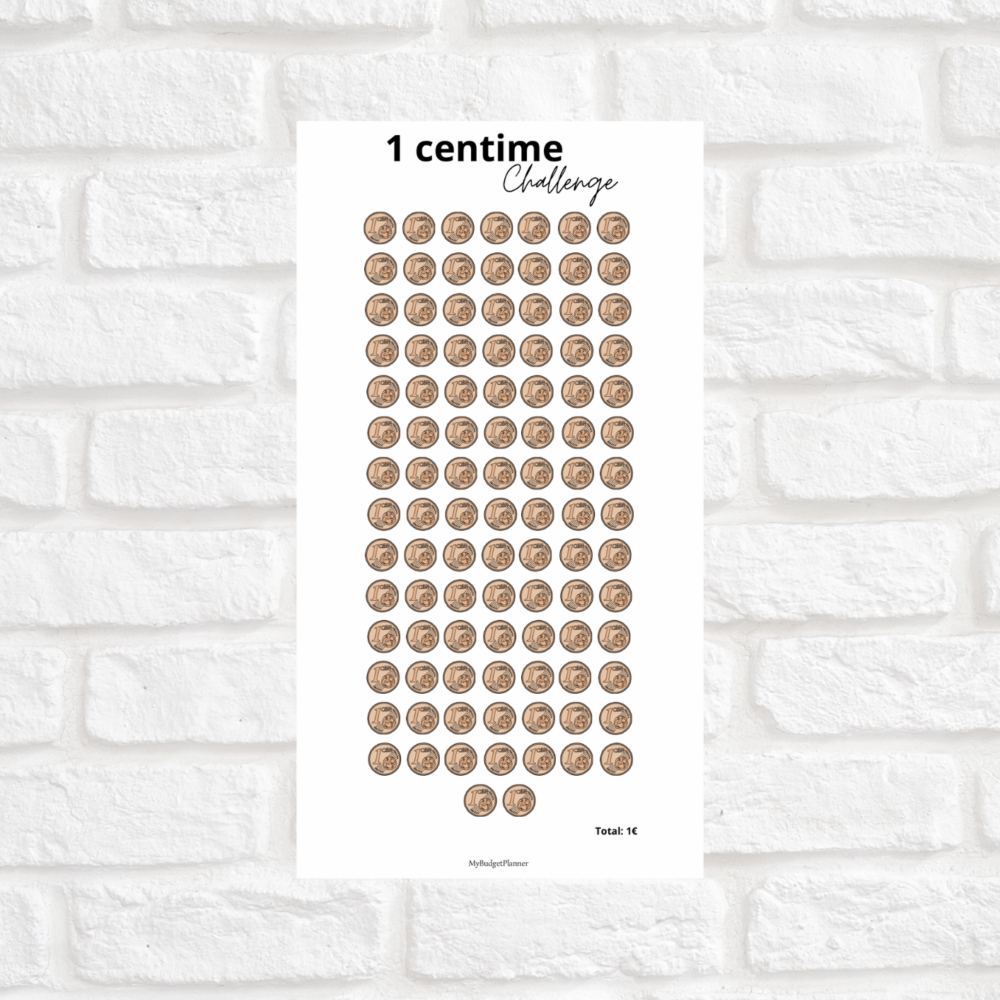 1 centime challenge