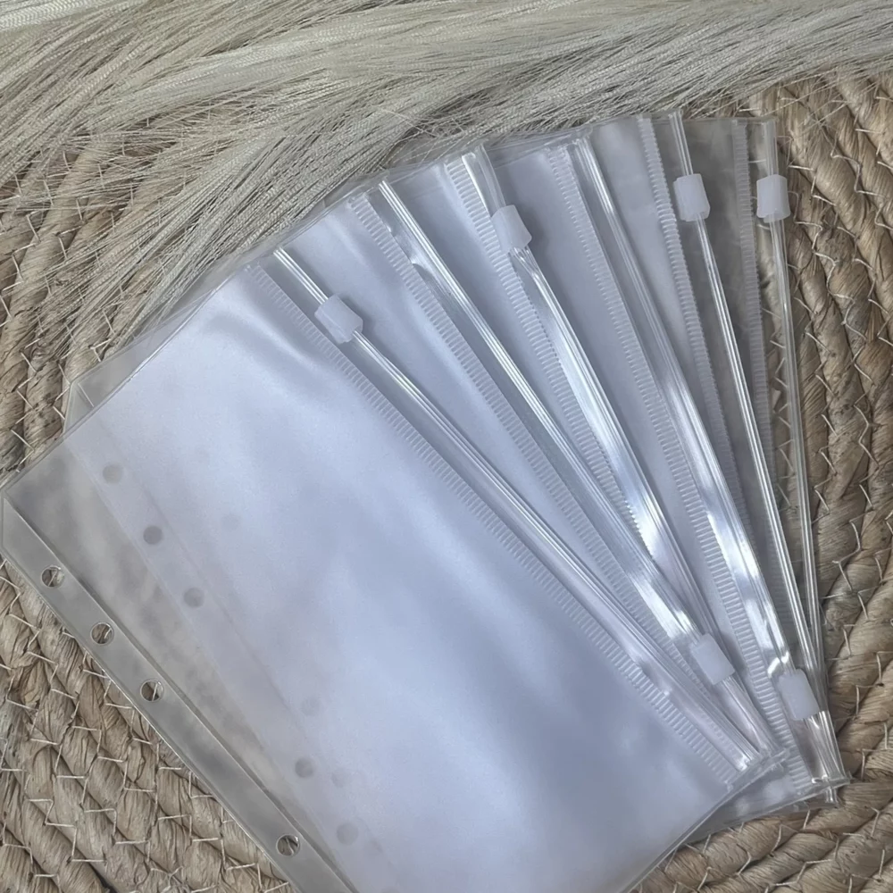 Pochettes A6 zip