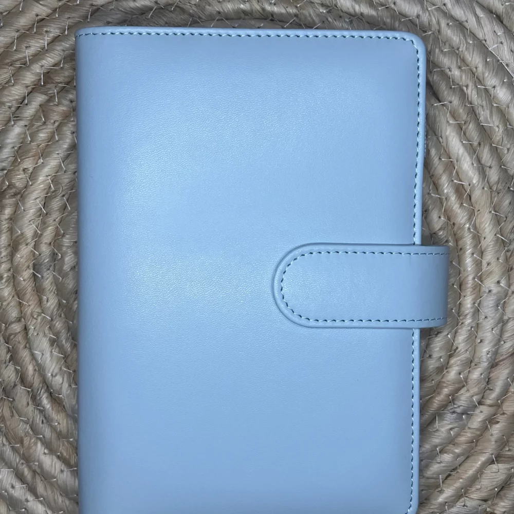Classeur bleu ciel A6