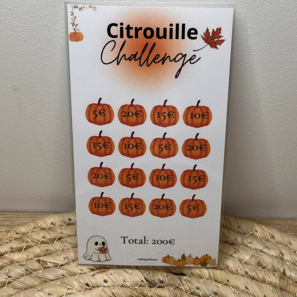 Challenge citrouilles