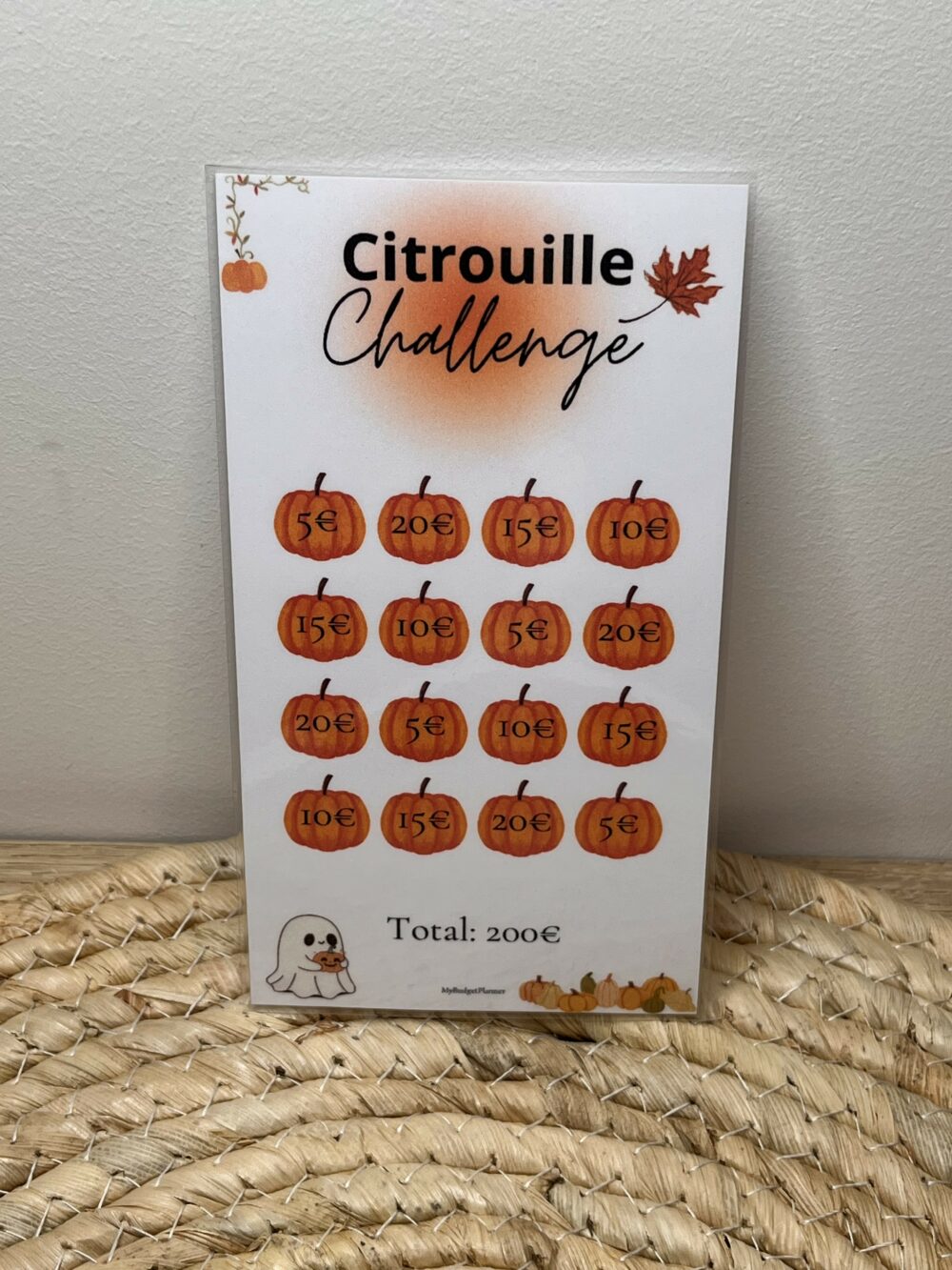 Challenge citrouilles