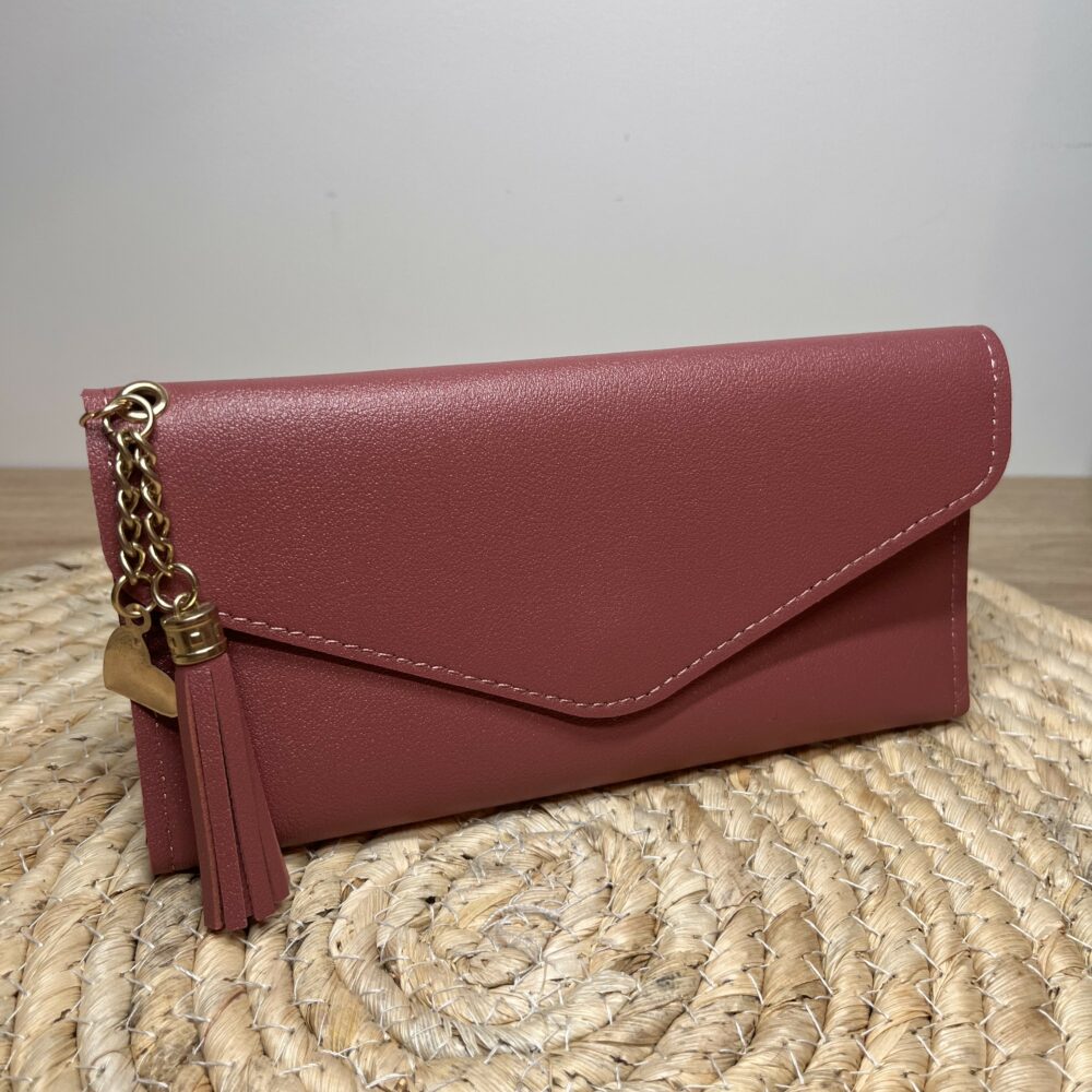 Pochette rose foncée