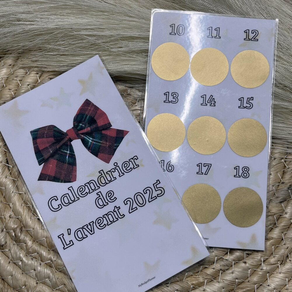 Calendrier de l'avent challenge