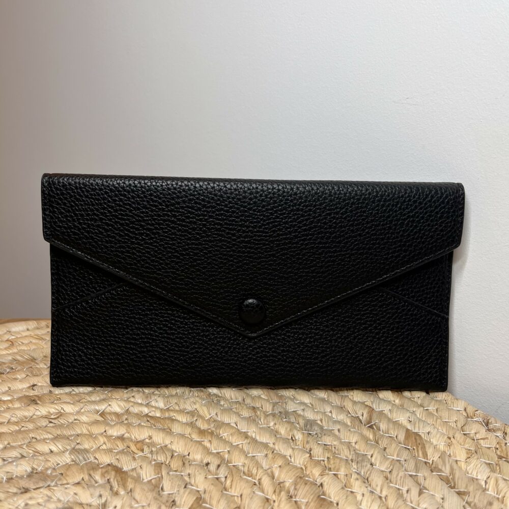 Pochette portefeuille noire