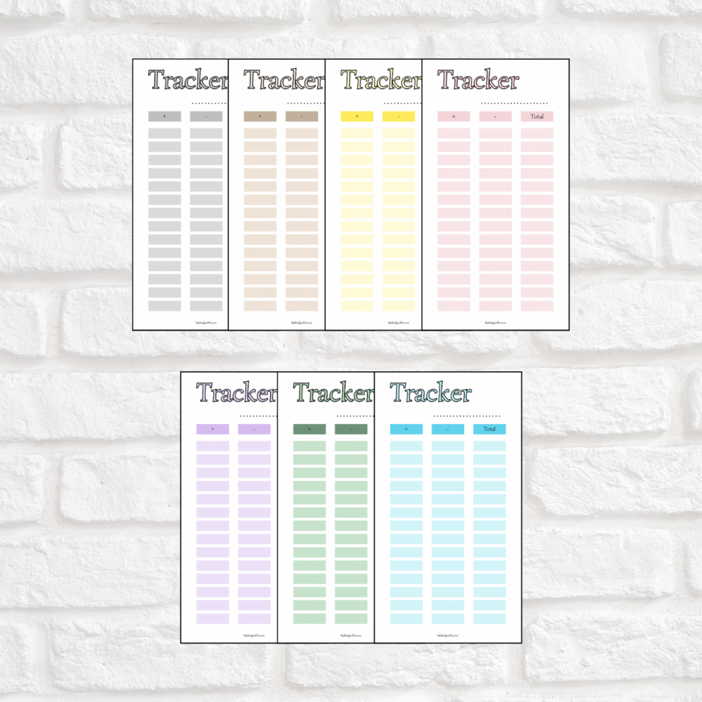 Tracker tableau de suivi A7