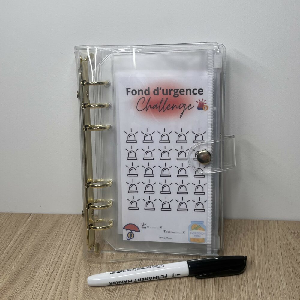 Kit épargne "challenges" A6