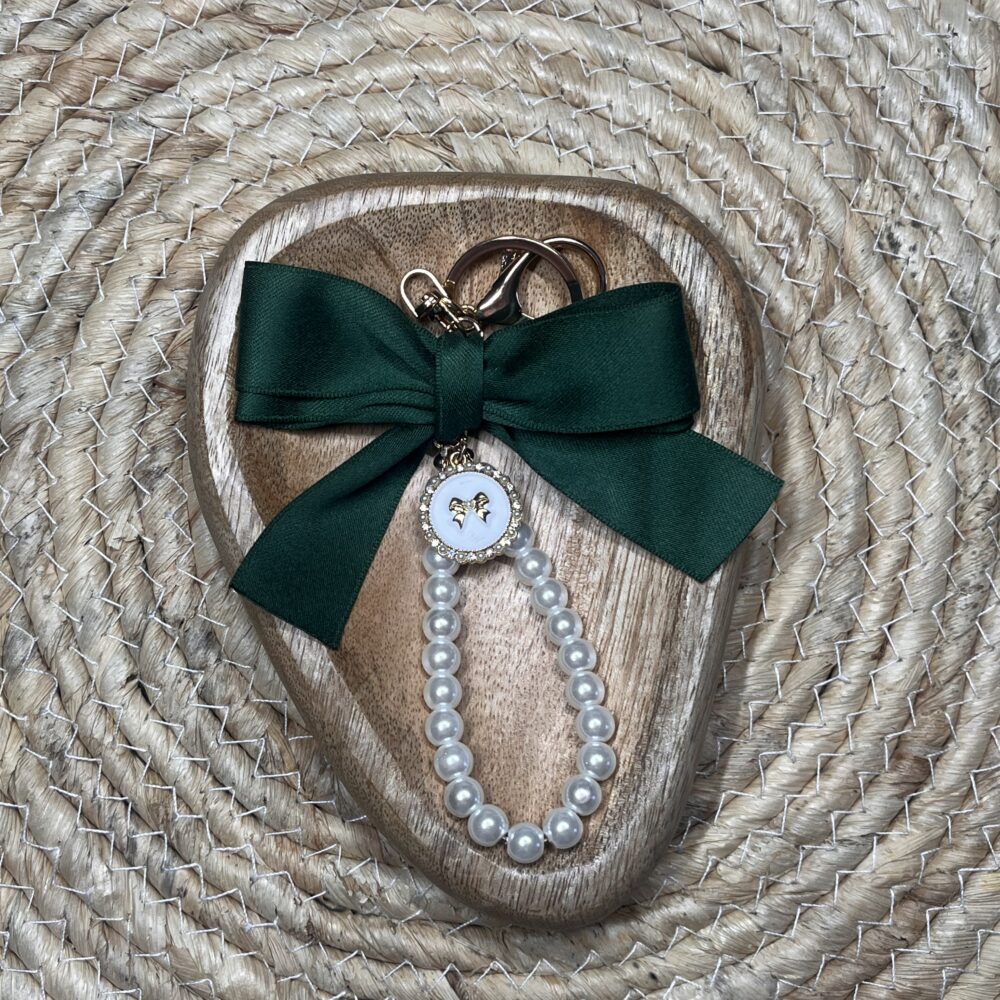 Porte-clés nœud vert sapin